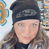 Cashmere Winter Hat - Feather