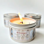 Close up of Sequoia candles by indigenous artist 5