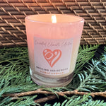 Close up of candle collection by indigenous artist design 10
