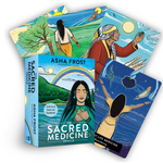 Close up of sacred medicine oracle by indigenous artist