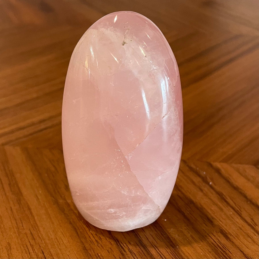 Close up of rose quartz stone by indigenous artist 5