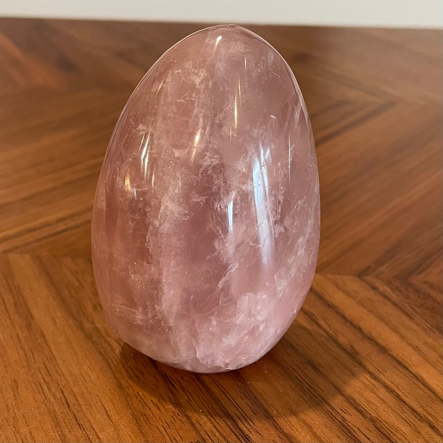 Close up of rose quartz stone by indigenous artist 6