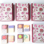 Close up of Sequoia soap gift sets by indigenous artist 7