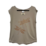 Dragonflies Women's Eco-friendly Cap Sleeve