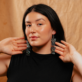 Abalone Shell Copper Earrings