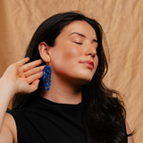 Feather Earrings - Acrylic 3"