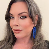 Feather Earrings - Acrylic 3"