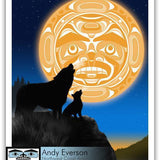 Native fine art print called A New Song by indigenous artist Andy Everson
