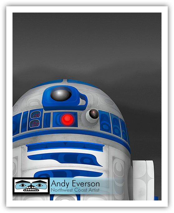 Native fine art print called Ally by indigenous artist Andy Everson