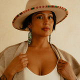 Abalone Feather Earrings