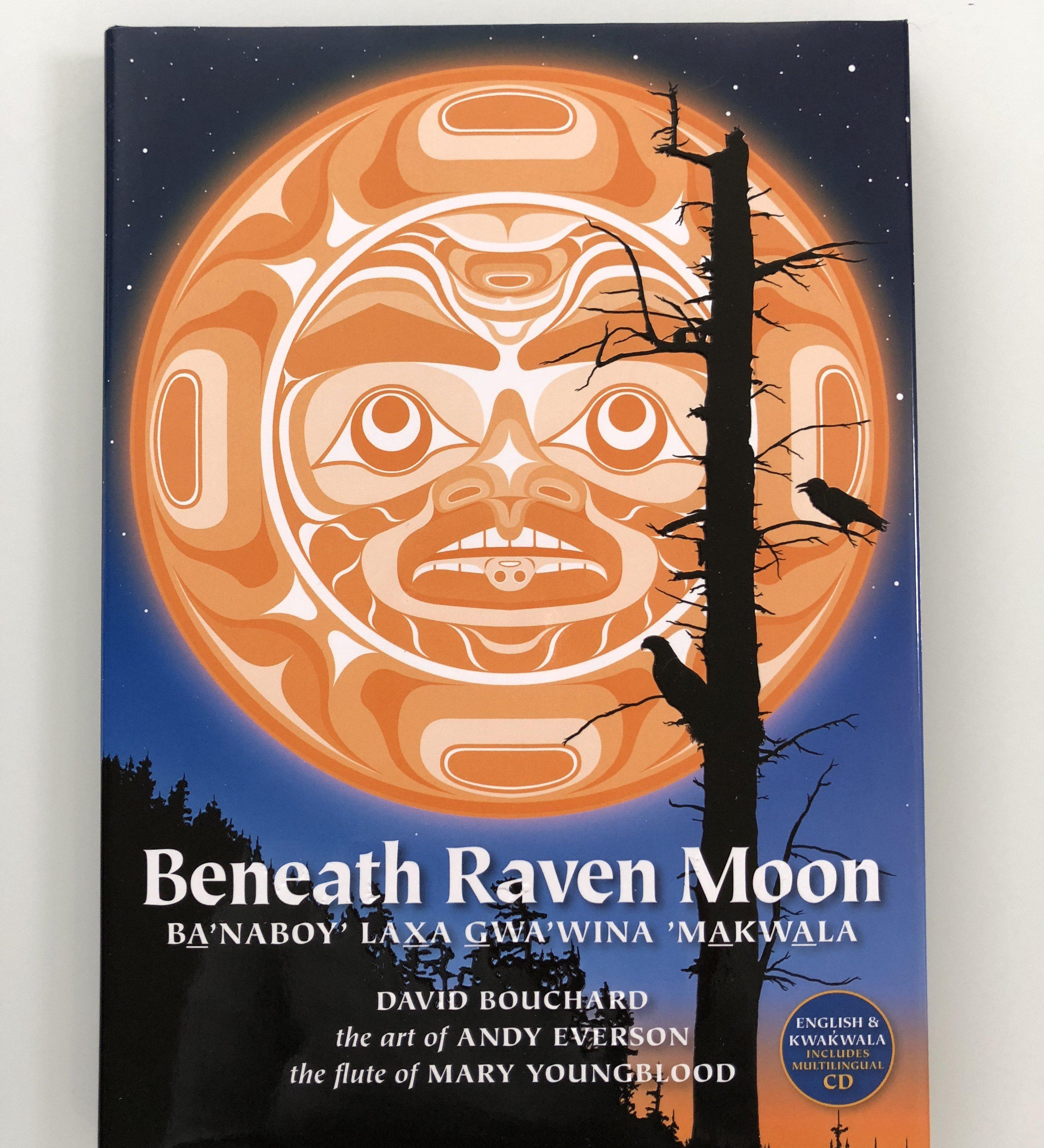 Native fine art print called Beneath Raven Moon by indigenous artist Andy Everson