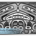 Native fine art print called Box of Treasures Canvas Set by indigenous artist Andy Everson