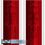Native fine art print called Brother and Sister by indigenous artist Andy Everson