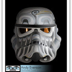 Native fine art print Mask Series Defiant by indigenous artist Andy Everson