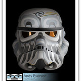 Native fine art print Mask Series Defiant by indigenous artist Andy Everson