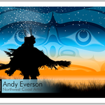 Native fine art print called Eagle Down by indigenous artist Andy Everson