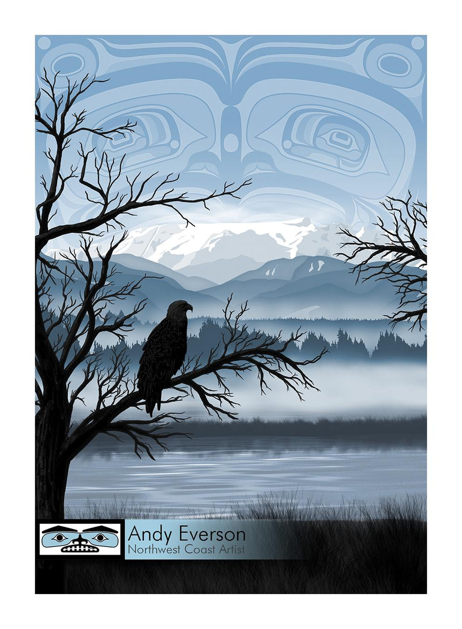 Native fine art print called Home by indigenous artist Andy Everson