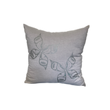 Close up of hemp pillow cover by indigenous artist 5