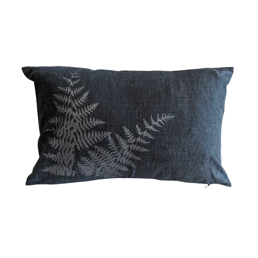 Close up of hemp pillow by indigenous artist home decor 16