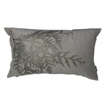 Close up of hemp pillow by indigenous artist home decor 2