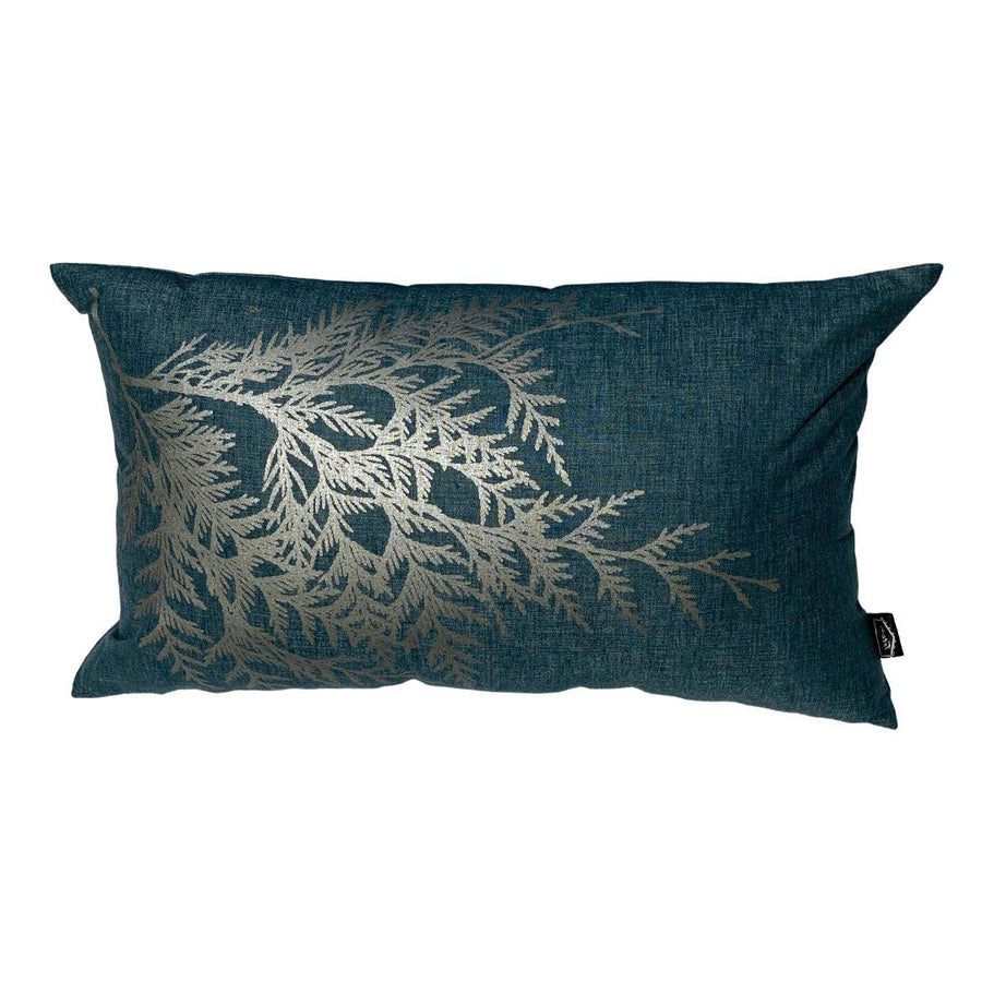 Close up of hemp pillow by indigenous artist home decor 3