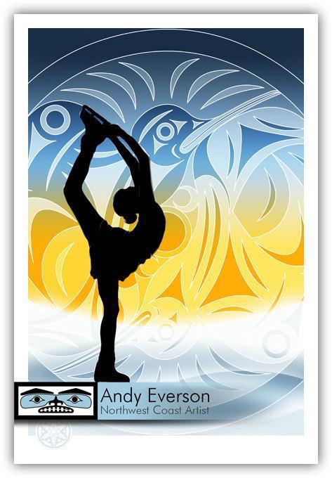 Native fine art print called Hummingbird by indigenous artist Andy Everson