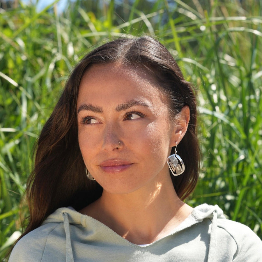Chilkat Silver Earrings