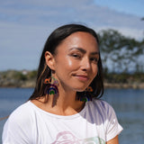 Pride Rainbow Earrings 2" Acrylic