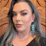 Abalone Shell Copper Earrings