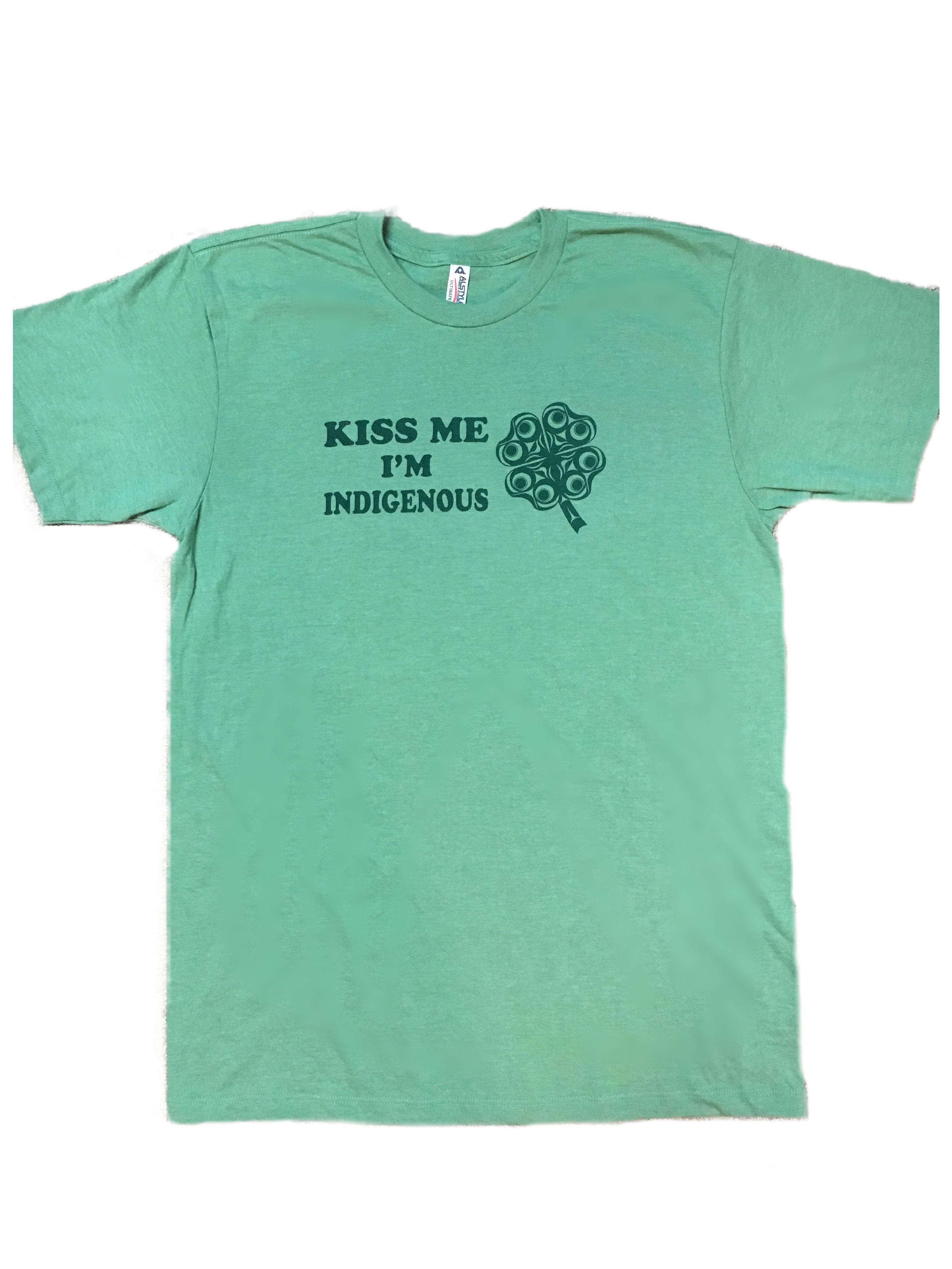 St. Pat's Day Unisex T-shirt by indigenous artist Andy Everson