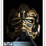 Native fine art mask series called Audacious by indigenous artist Andy Everson