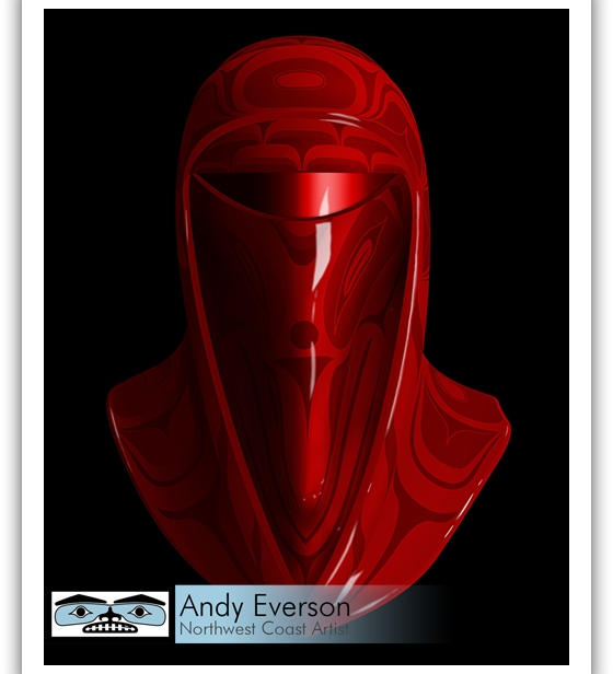 Native fine art mask series called Dissident by indigenous artist Andy Everson