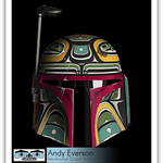 Native fine art mask series called Resolute by indigenous artist Andy Everson