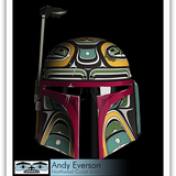 Native fine art mask series called Resolute by indigenous artist Andy Everson
