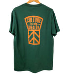 Back view of Native apparel Culture is My Wealth unisex t-shirt by Indigenous artist