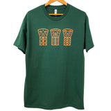 Front view of Native apparel Culture is My Wealth unisex t-shirt by Indigenous artist