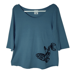 Killer Whale Women's Eco-friendly 3/4 Sleeve Shirt