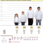 Size chart of unisex apparel hoodie called Idle No More by indigenous artist Andy Everson