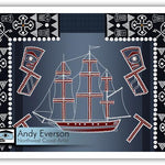 Native fine art print called Oceans of Wealth by indigenous artist Andy Everson