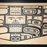Native fine art print called Origins by contemporary indigenous artist Andy Everson