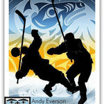 Native fine art print called Ram by indigenous artist Andy Everson