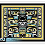 Native fine art print called Raven Gets Married by contemporary indigenous artist Andy Everson