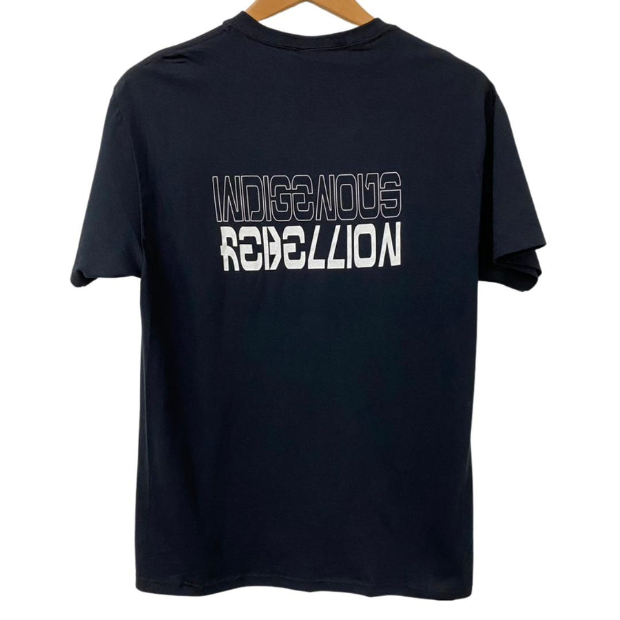 Indigenous Rebellion Tshirt by indigenous artist Andy Everson back side