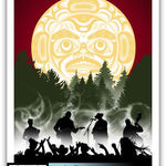 Native fine art print called Releasing the Spirit by indigenous artist Andy Everson