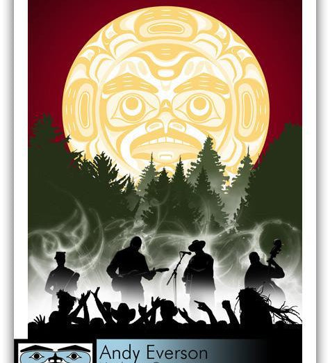 Native fine art print called Releasing the Spirit by indigenous artist Andy Everson