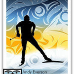 Native fine art print called Salmon by indigenous artist Andy Everson
