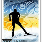 Native fine art print called Salmon by indigenous artist Andy Everson
