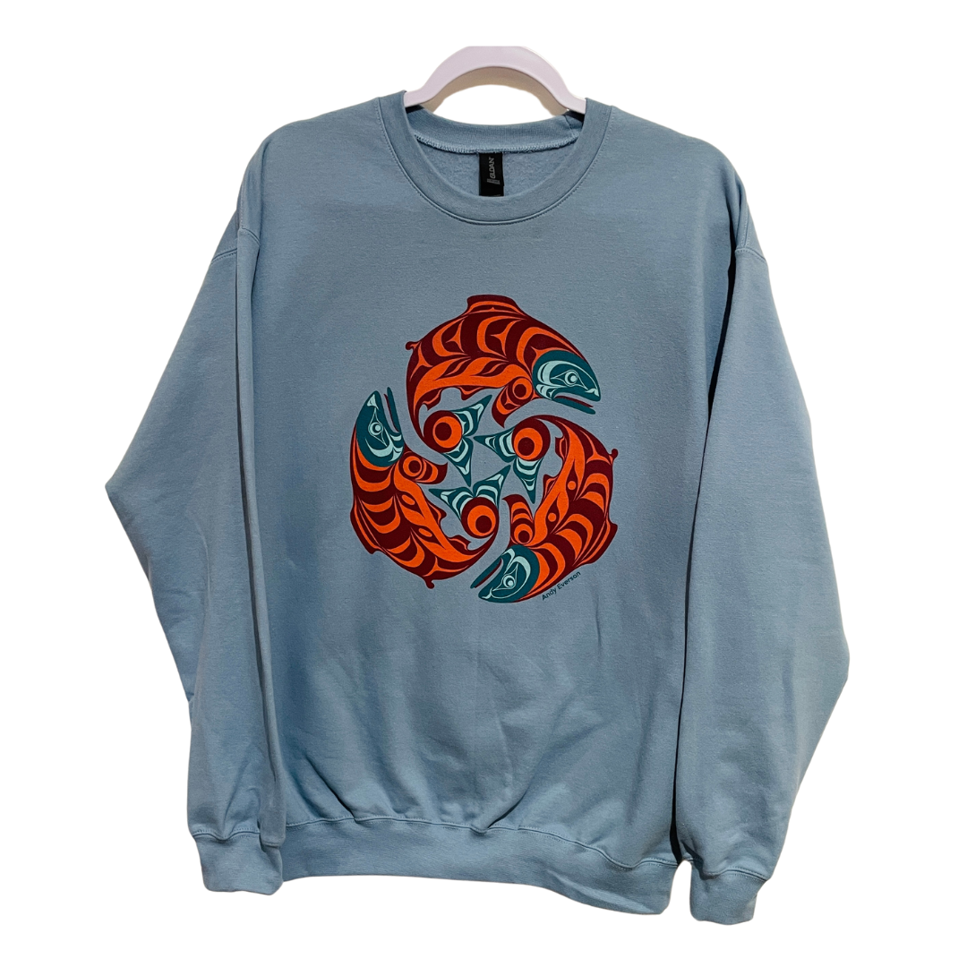 salmon design by Andy Everson NWC Artist