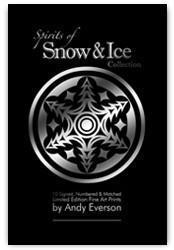 Native fine art print called Spirits of Snow & Ice by indigenous artist Andy Everson