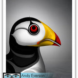 Native fine art print called Splash of Color by contemporary indigenous artist Andy Everson